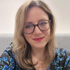 woman smiling